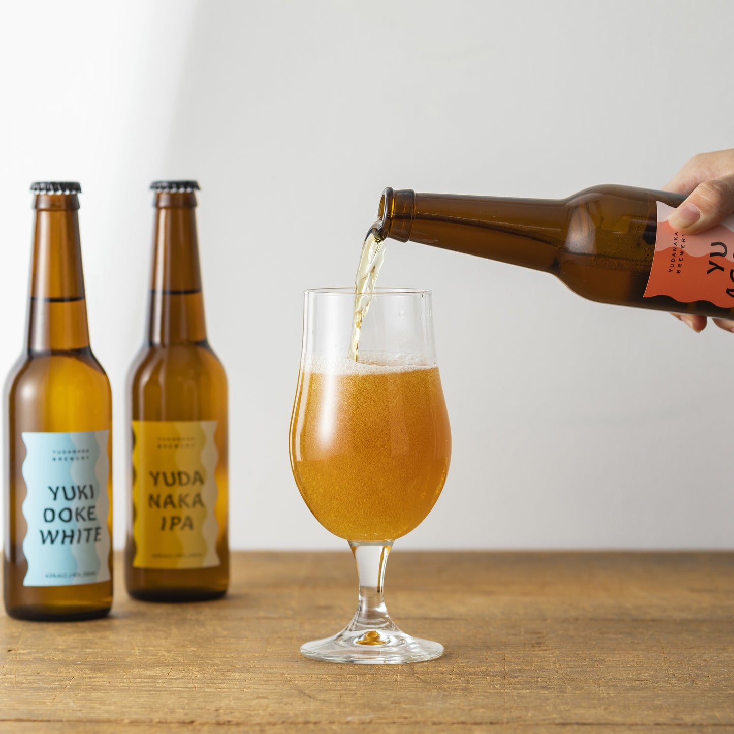 <スタンダードシリーズ(YUAGARI ALE・YUKIDOKE WHITE・YUDANAKA IPA)>3本/6本セット