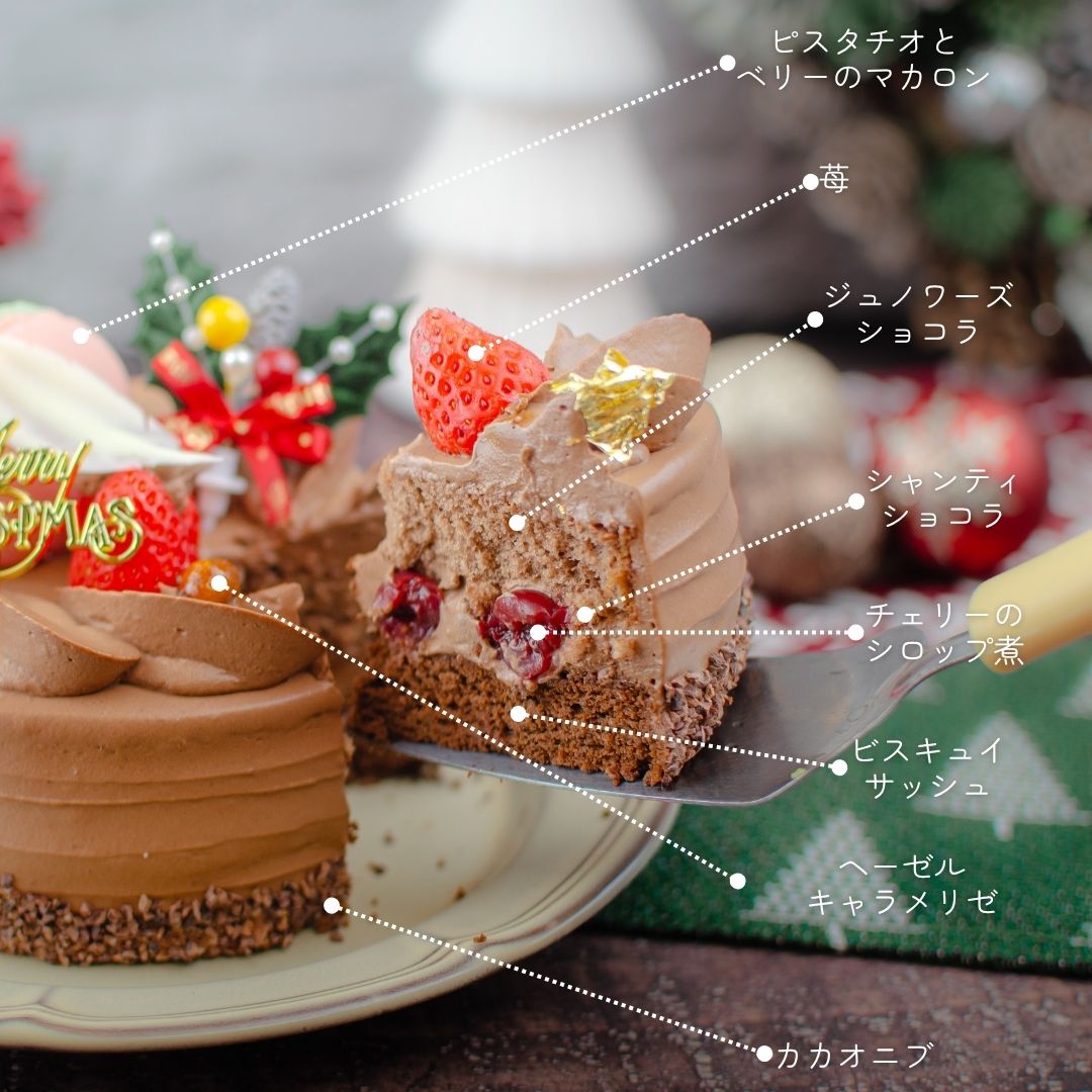 Xmasケーキ(4号・12cm) 【単品・チキンセット】※店頭受取限定※